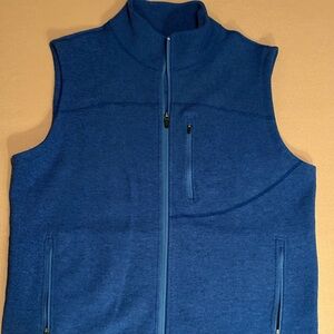 ibex mens blue vest size L